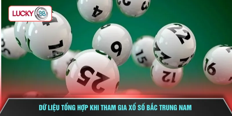 Dữ liệu tổng hợp khi tham gia xổ số Bắc Trung Nam