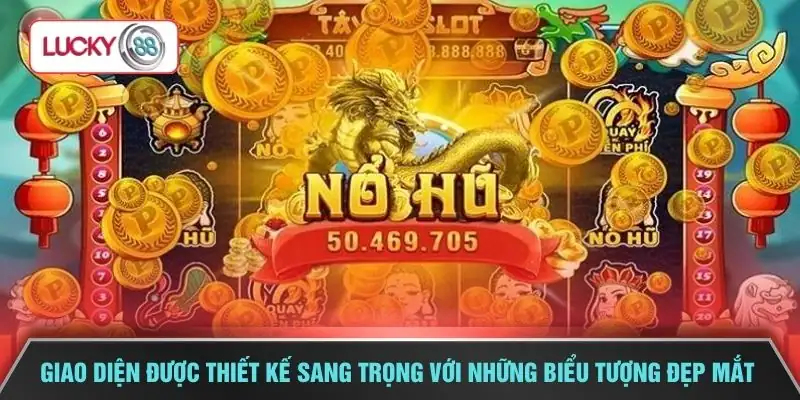 Giao diện được thiết kế sang trọng với những biểu tượng đẹp mắt