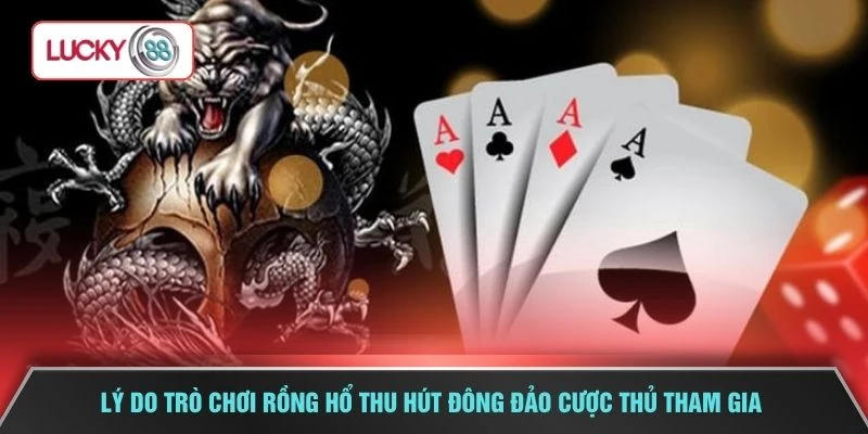 Lý do trò chơi rồng hổ thu hút đông đảo cược thủ tham gia