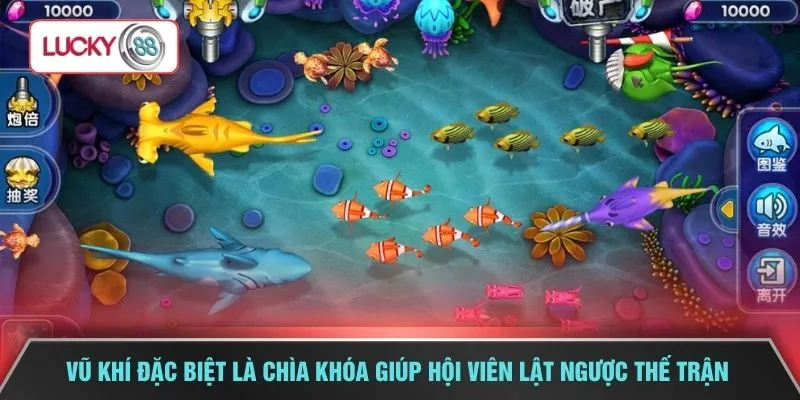 Vũ khí đặc biệt là chìa khóa giúp hội viên lật ngược thế trận